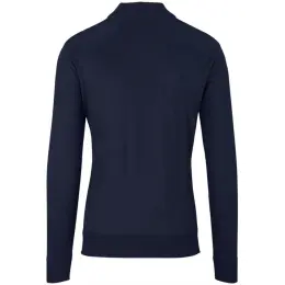 Mens 1-4 Zip Waverley Jersey Navy Back